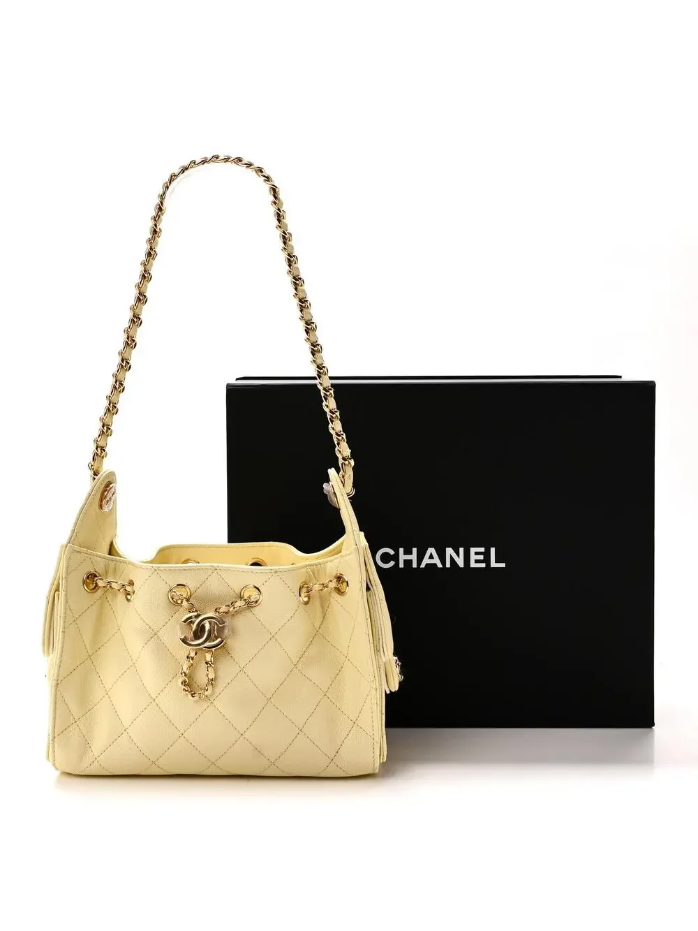 Caviar Quilted Mini Chanel 25 Handbag #321987C92B